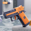 Mini Desert Eagle Pistolet à eau mécanique à tir continu Petit Pistolet d'été Plage extérieure Jouet pauvre Pistolet à eau pour enfants