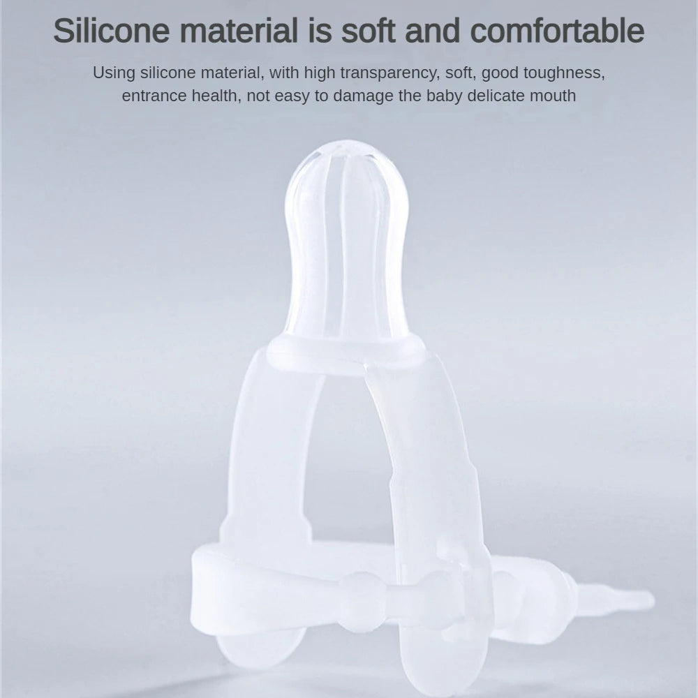 Gant de Dentition Anti-Succion du Pouce en Silicone pour Bébé - Correcteur de Habitudes de Sucement pour Tout-Petits et Nourrissons