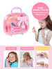 Petite Mallette Beauté pour Filles - Jouet Sac à Main Maquillage Lavable, Kit Beauté Princesse pour Jeu d'Imitation King of Toys