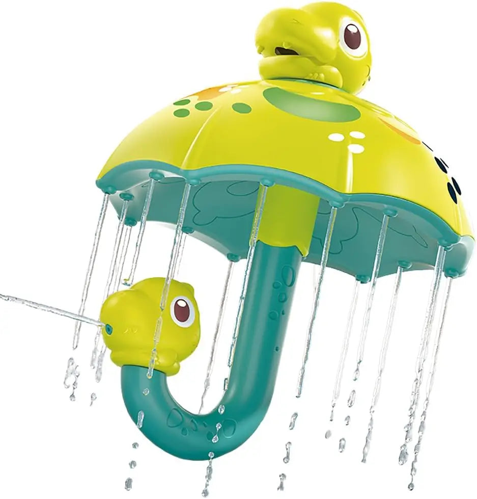 Jouet Parapluie Dinosaure pour Bain Bébé – Arroseur de Douche Rotatif et Ludique pour Enfants