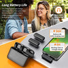 Boîtier de recharge pour microphone Lavalier sans fil | Micro audio portable pour enregistrement, compatible avec iPhone et Android King of Toys
