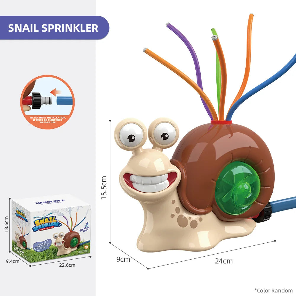 Arroseur d'escargots - Jouets d'eau pour l'extérieur, le jardin et l'arrière-cour - Jouets d'eau pour l'été - Jouet d'arrosage pour le bain des enfants - Cadeau pour les enfants