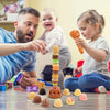 Jouet de Cuisine Simulation Nourriture - Glace Empilable, Jouet Éducatif pour Bébé King of Toys