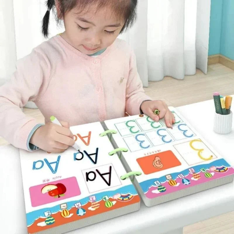 Cahier Magique Réutilisable – Apprentissage Montessori du dessin et de l’écriture King of Toys