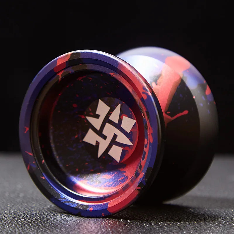 Yoyo professionnel magique Yoyo en métal avec roulement à 10 billes, alliage d'aluminium, jouet haute vitesse non réactif pour enfants et adultes King of Toys