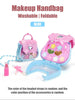 Petite Mallette Beauté pour Filles - Jouet Sac à Main Maquillage Lavable, Kit Beauté Princesse pour Jeu d'Imitation King of Toys