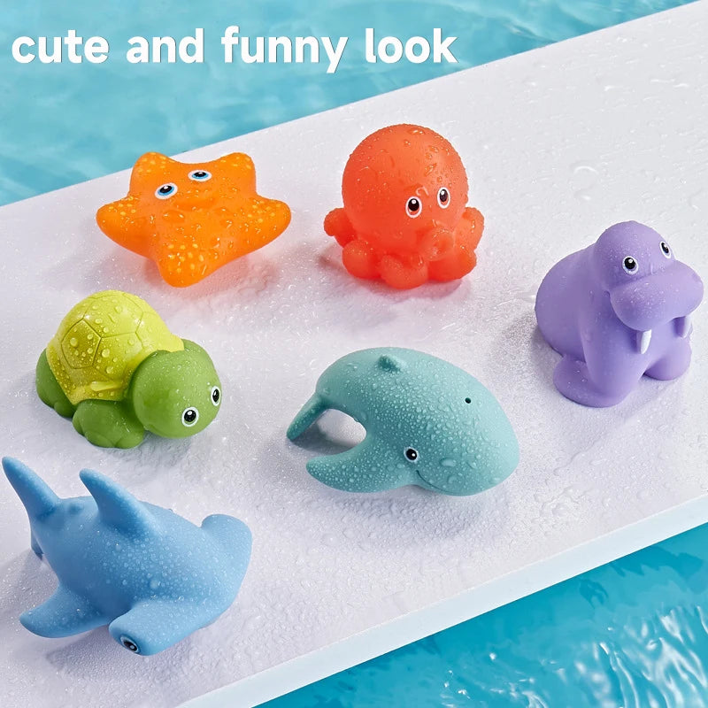 Jeu de pêche avec pagaie pour le bain | Jouet interactif parent-enfant pour baignoire ou piscine King of Toys