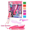 Set DIY de craies pour cheveux - Craies lavables et temporaires, peignes à colorier pour cheveux, jouet pour filles King of Toys
