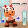 Jouet Vache Dansante | 2 modes Lumières musicales colorées de bébé Jouets électroniques vache pour enfants