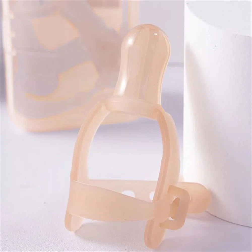 Gant de Dentition Anti-Succion du Pouce en Silicone pour Bébé - Correcteur de Habitudes de Sucement pour Tout-Petits et Nourrissons