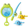 Jouets de pêche magnétique pour le bain | Baleines flottantes et ensemble de canne à pêche avec filet pour enfants King of Toys