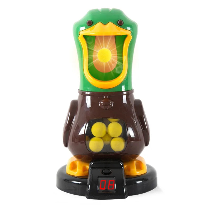 Jeu de tir "Canard affamé" – Pistolet à air, jeu de score lumineux, cadeau pour enfants King of Toys