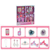 Chaussures de Princesse avec Bijoux et Couronne - Jeu d'Imitation Téléphone Électronique Mode Beauté pour Filles King of Toys