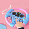 Simulation de volant Jouets | Jouets pour enfants Jouets d'éveil Copilots Volant de poussette Jouets vocaux 1 - 3+ ans
