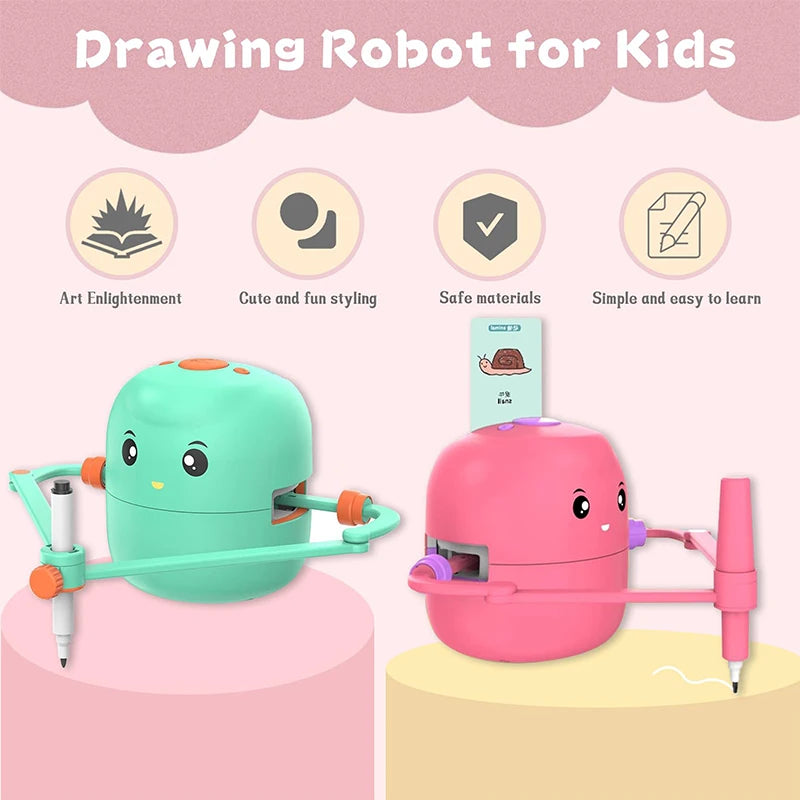 Robot de dessin intelligent – Jouet éducatif pour enfants, cadeau d’anniversaire pour filles et garçons King of Toys