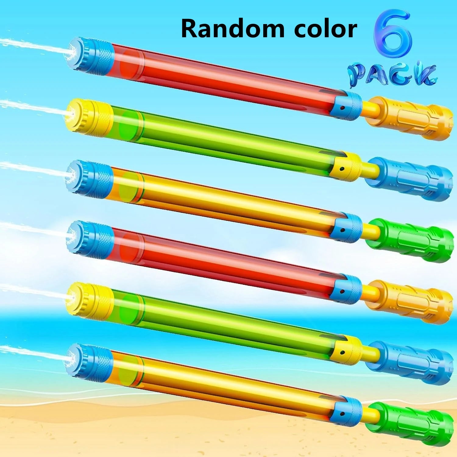 Pistola de chorro de agua de 16,2 pulgadas para niños y adultos, juego de agua, juguetes de lucha para piscina de verano, playa, actividades al aire libre