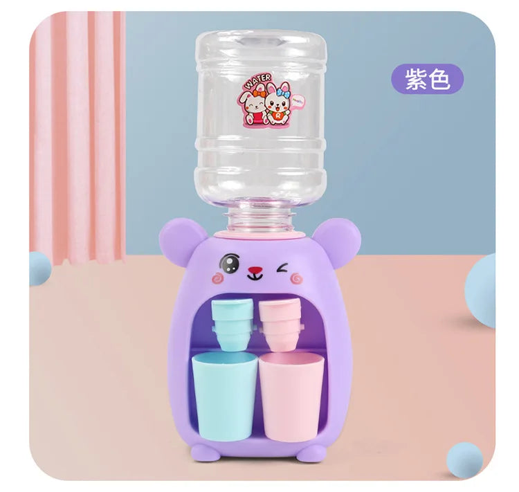 Distributeur d'Eau Jouet Double, Simulation de Jus et Lait, Cadeau pour Enfants King of Toys
