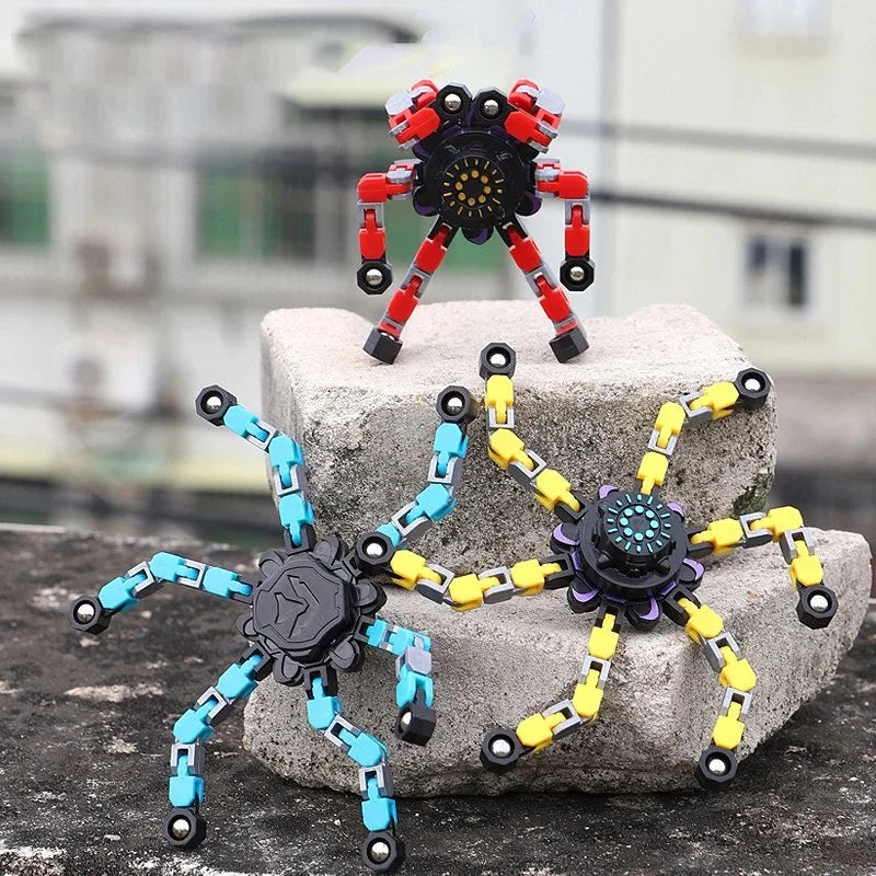Toupie sensorielle anti-stress | Jouet transformable pour enfants et adultes King of Toys