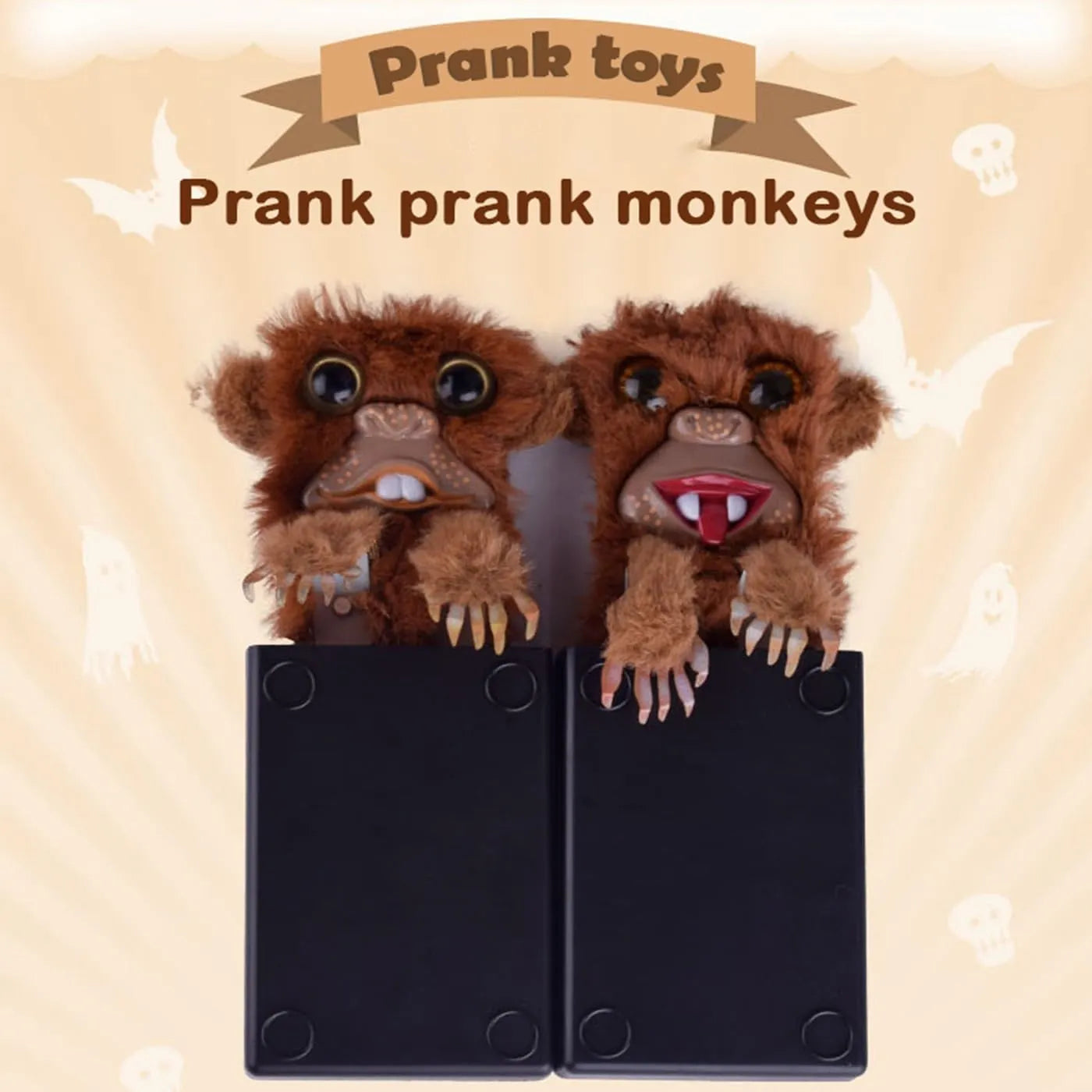 Jouet Prank Singe Surprise | Poupée Prank Réaliste pour Enfants et Adultes, Cadeau Amusant King of Toys