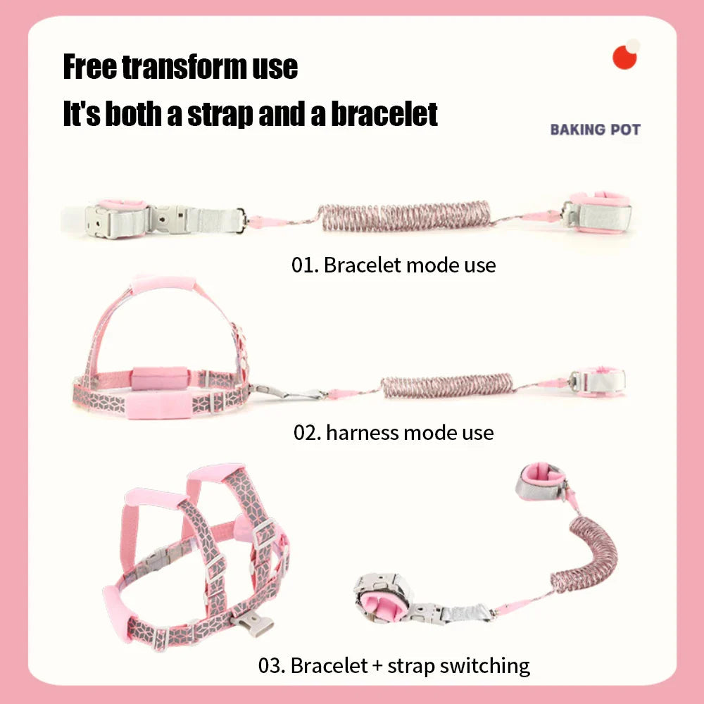 Toddler Safety Tie with Wrist Strap l Improve Children's Safety De Speelgoed Koning
