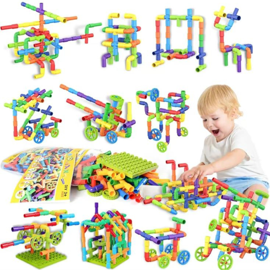 Pipe Construction Set Children - Construction Toys 3 years Speelgoed Koning