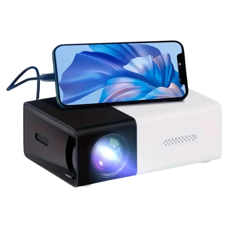 Projecteur HD Portable 1080P LED : Idéal pour l'Extérieur, l'Intérieur et le Camping De Speelgoed Koning