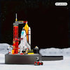 Centre de lancement de navette spatiale et fusée | Blocs de construction créatifs pour l'exploration de l'espace, tri et empilage King of Toys