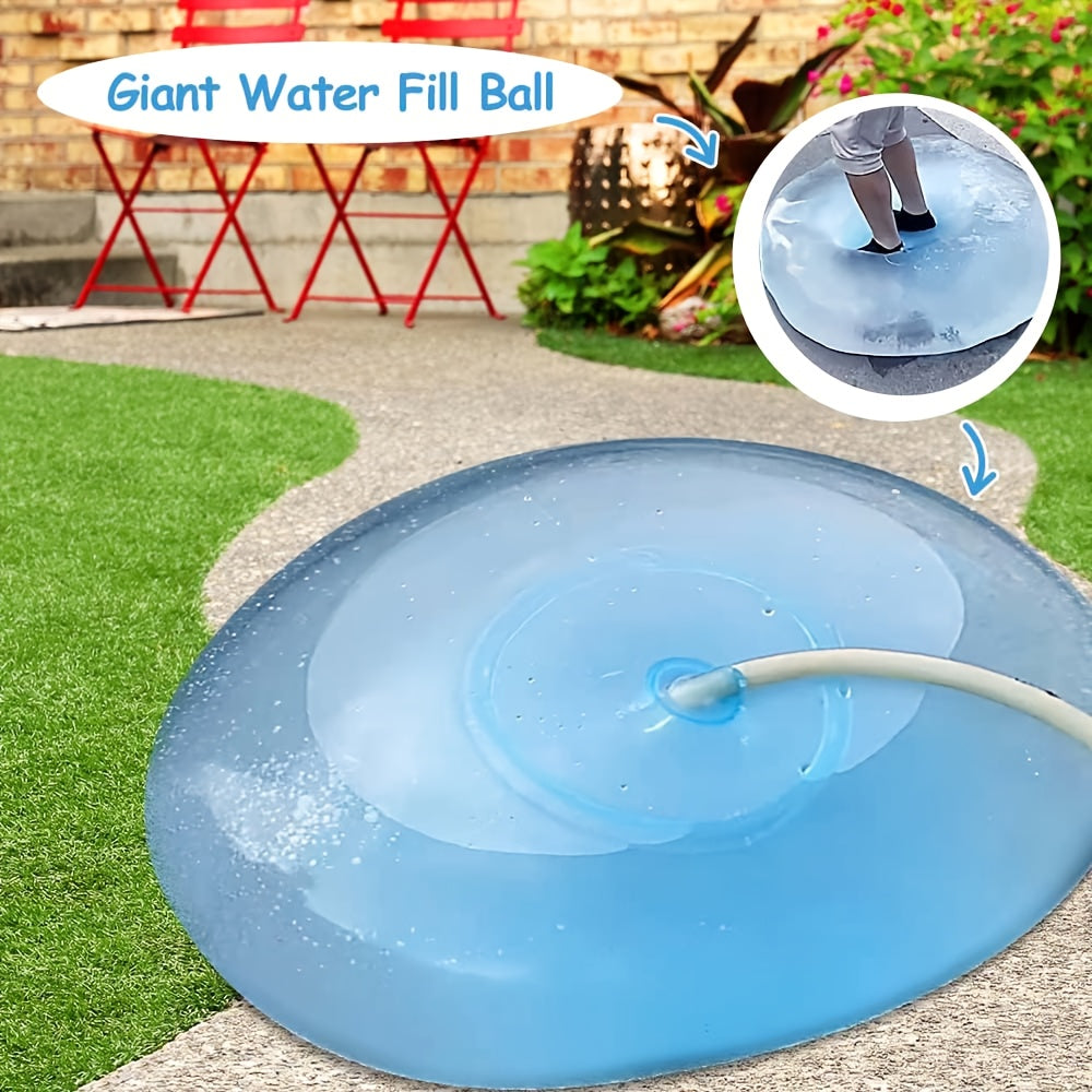 Lot de 3 Balles Géantes à Bulles Gonflables – Balles d’eau en TPE, effet gelée bleue | Jouets aquatiques non électrifiés pour parc aquatique et activités extérieures
