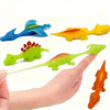 Mini Jouets Dino à Propulser 6pcs | Faveurs de Fête Drôles et Cadeaux Halloween King of Toys