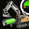 Excavatrice Télécommandée RC avec 11 Fonctions | Camion-Benne 2.4GHz De Speelgoed Koning