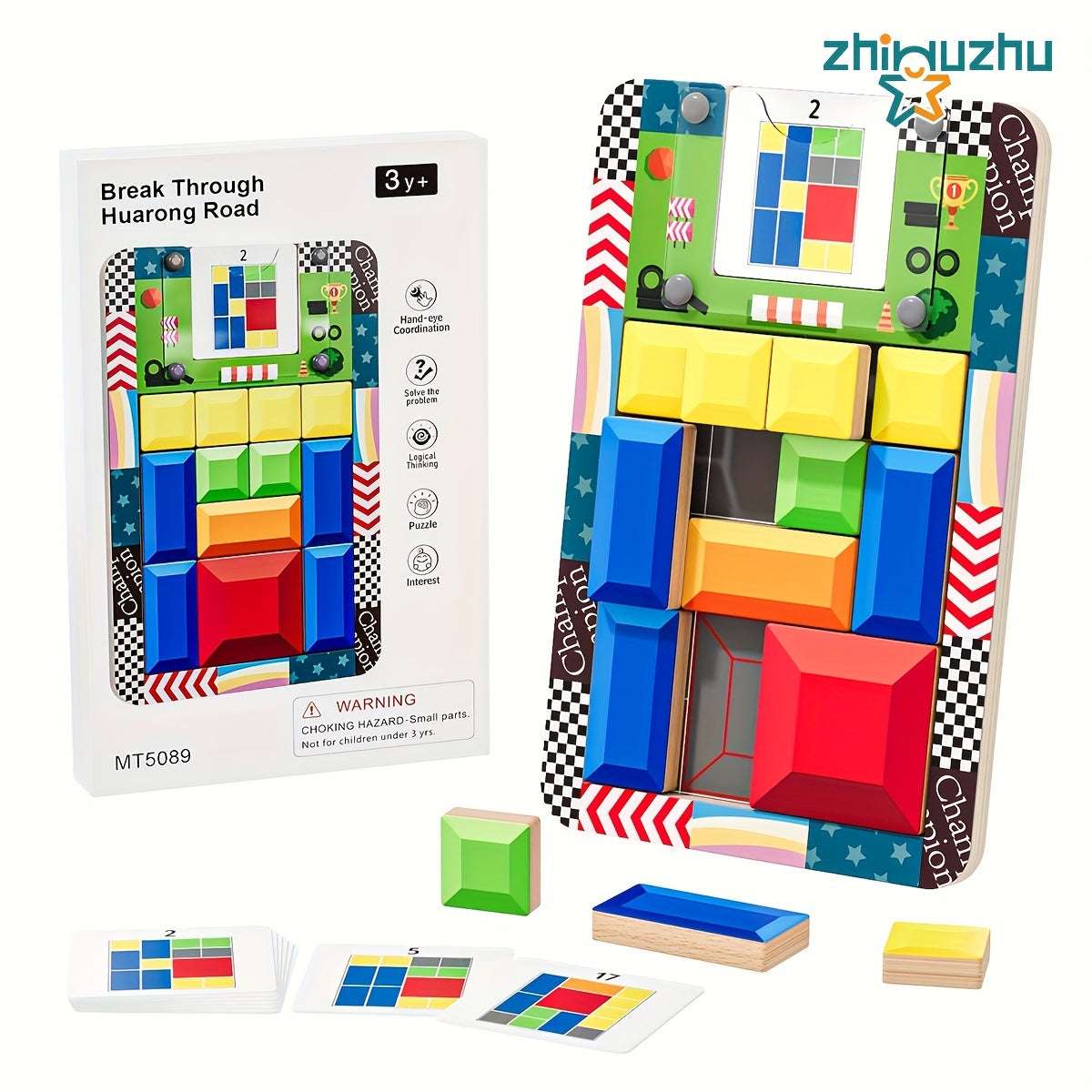 Casse-Tête en Bois Super Slide - Puzzle Éducatif Voyage 6-13 Ans - Motricité Fine King of Toys