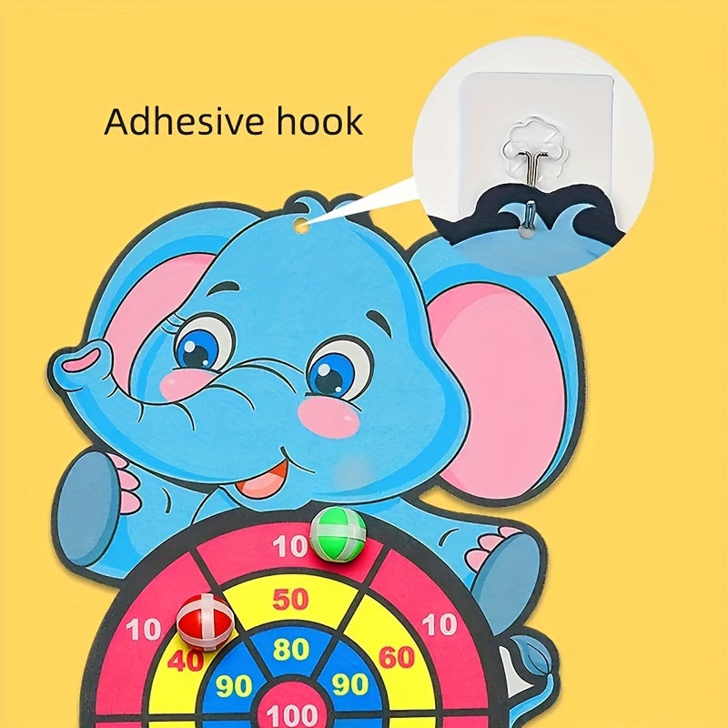 Jeu de fléchettes pour enfants avec motifs animaliers | Cible magnétique sécurisée King of Toys