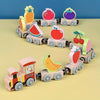 Magnetic Wooden Train Toys Trains (11 pieces) - Magnetic Toys From 1 Year Speelgoed Koning