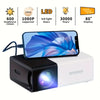 Projecteur HD Portable 1080P LED : Idéal pour l'Extérieur, l'Intérieur et le Camping De Speelgoed Koning