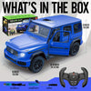Voiture RC 1:14 - Véhicule Télécommandé 4WD avec LED et Portes Ouvrantes - Cadeau Enfants King of Toys