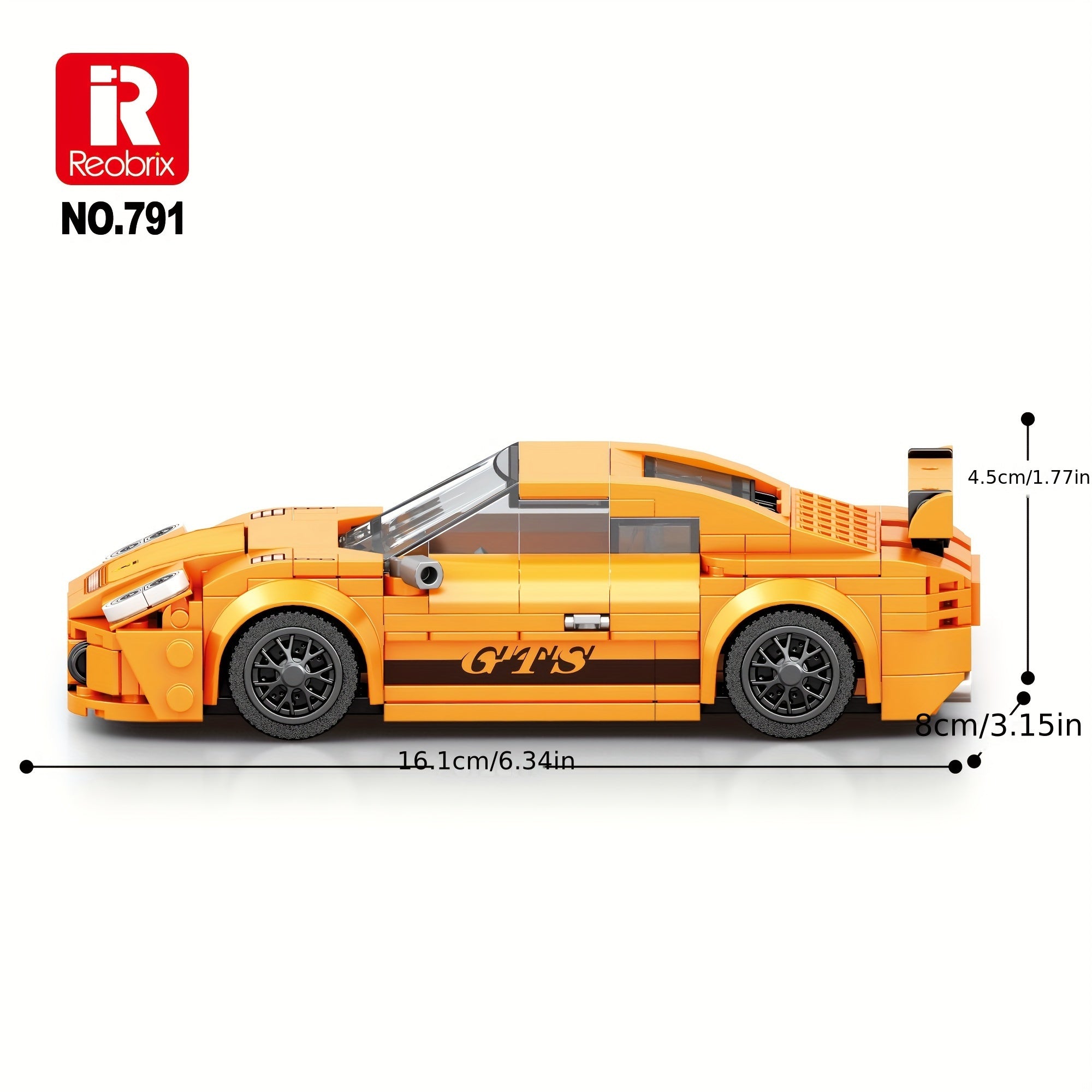 338pcs Blocs de Construction Voiture de Course DIY, Cadeau Noël King of Toys
