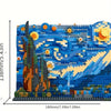 Set de Blocs Starry Night 1850pcs – Puzzle 3D Mini Briques ABS pour Adultes & Fans d’Art