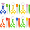 Set sensoriel 3pcs pour motricité fine - Pince ciseaux insecte, pince à épiler et compte-gouttes éducatif pour exploration extérieure King of Toys
