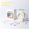Veilleuse en forme de chat ou lapin - Lampe de lecture LED multicolore rechargeable par USB, décoration de table, idéale comme cadeau mignon. King of Toys