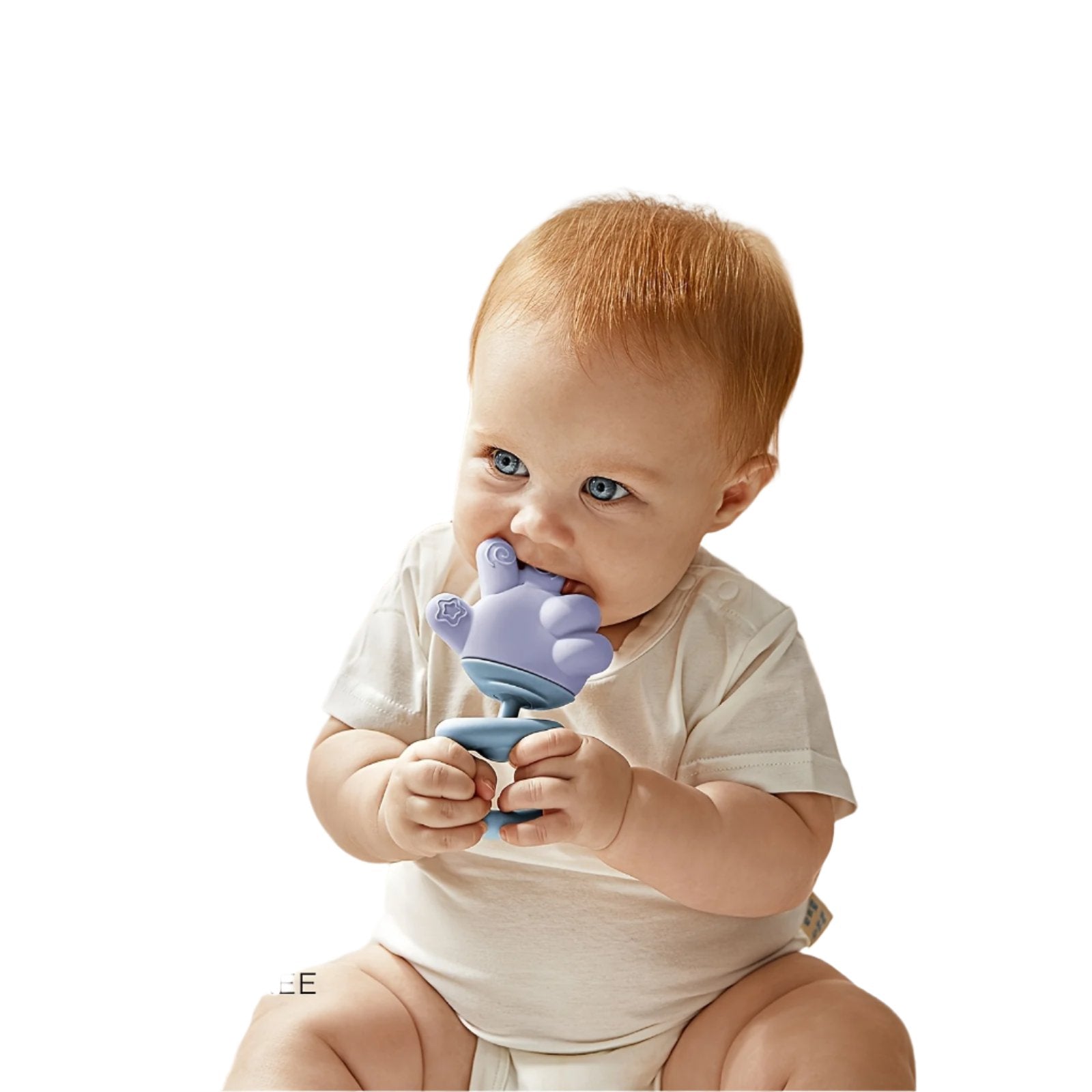 Anneau de Dentition Bébé en Silicone | Facile à Rincer et Nettoyer | Convient aux Enfants 0-36 Mois | Cadeau Pratique pour Noël/Halloween King of Toys