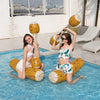 Lot de 2 Bûches Gonflables Flottantes – Jeux Aquatiques Amusants pour Adultes & Fêtes