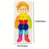 Puzzle Éducatif d'Animaux pour Enfants | Puzzle d'Apprentissage en Bois avec Boucles - Pour Enfants de 3 à 6 Ans King of Toys