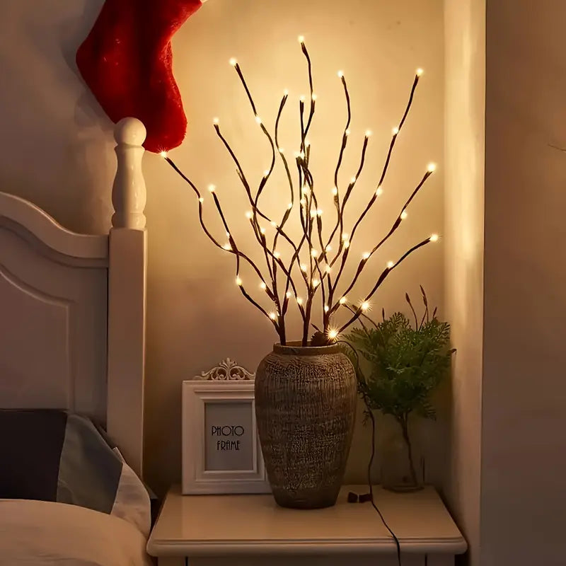 Branches Lumineuses à 20 LED avec Prise USB | Éclairage Décoratif pour Vase Intérieur King of Toys