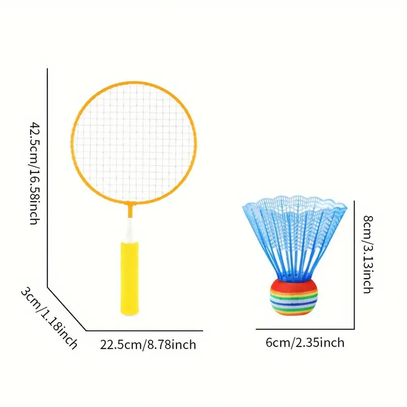 Raquette de Badminton Intérieure - Jouets d'Extérieur pour 6 Ans et Plus Speelgoed Koning