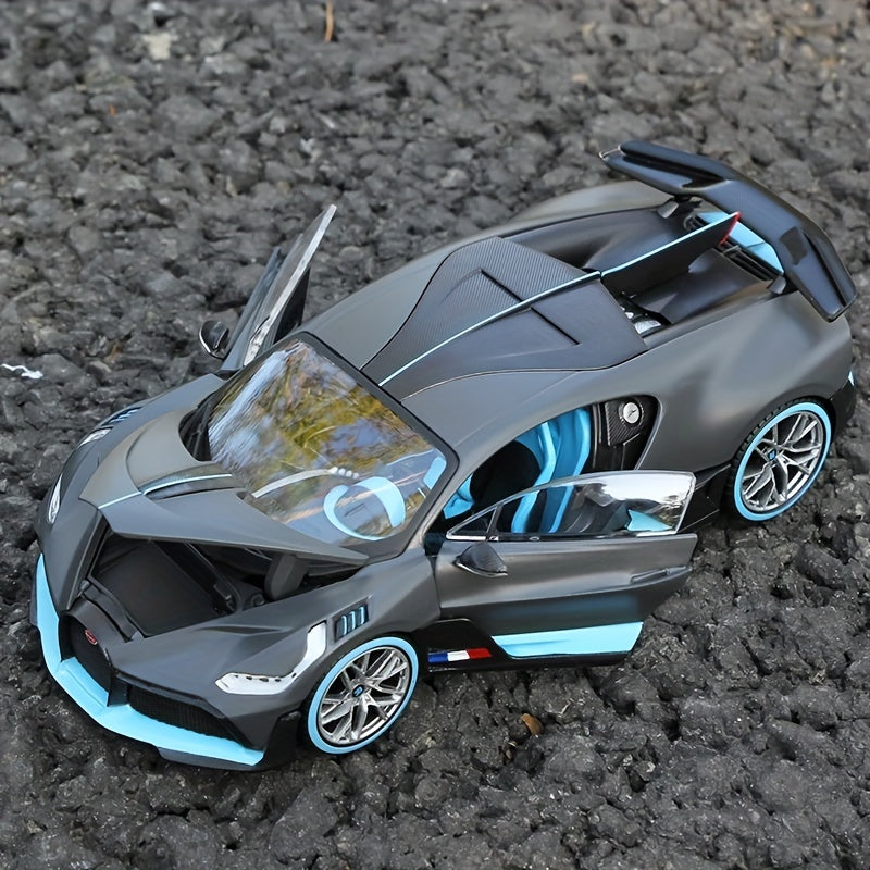 Maisto Bugatti Divo 1:24 - Voiture Sport Bleu en Alliage - Modèle Collectible - Cadeau Garçons King of Toys