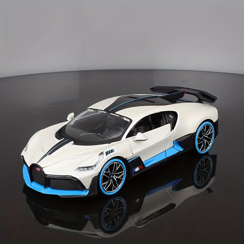 Maisto Bugatti Divo 1:24 - Voiture Sport Bleu en Alliage - Modèle Collectible - Cadeau Garçons King of Toys