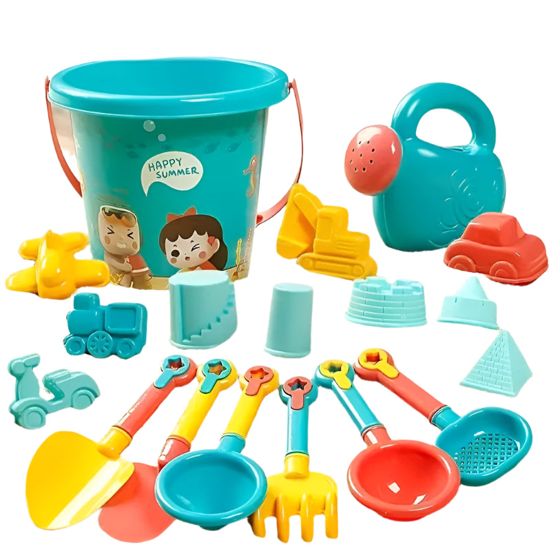 Set de 18 Jouets de Plage | Accessoires pour Sable et Eau King of Toys