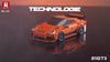 338pcs Blocs de Construction Voiture de Course DIY, Cadeau Noël King of Toys