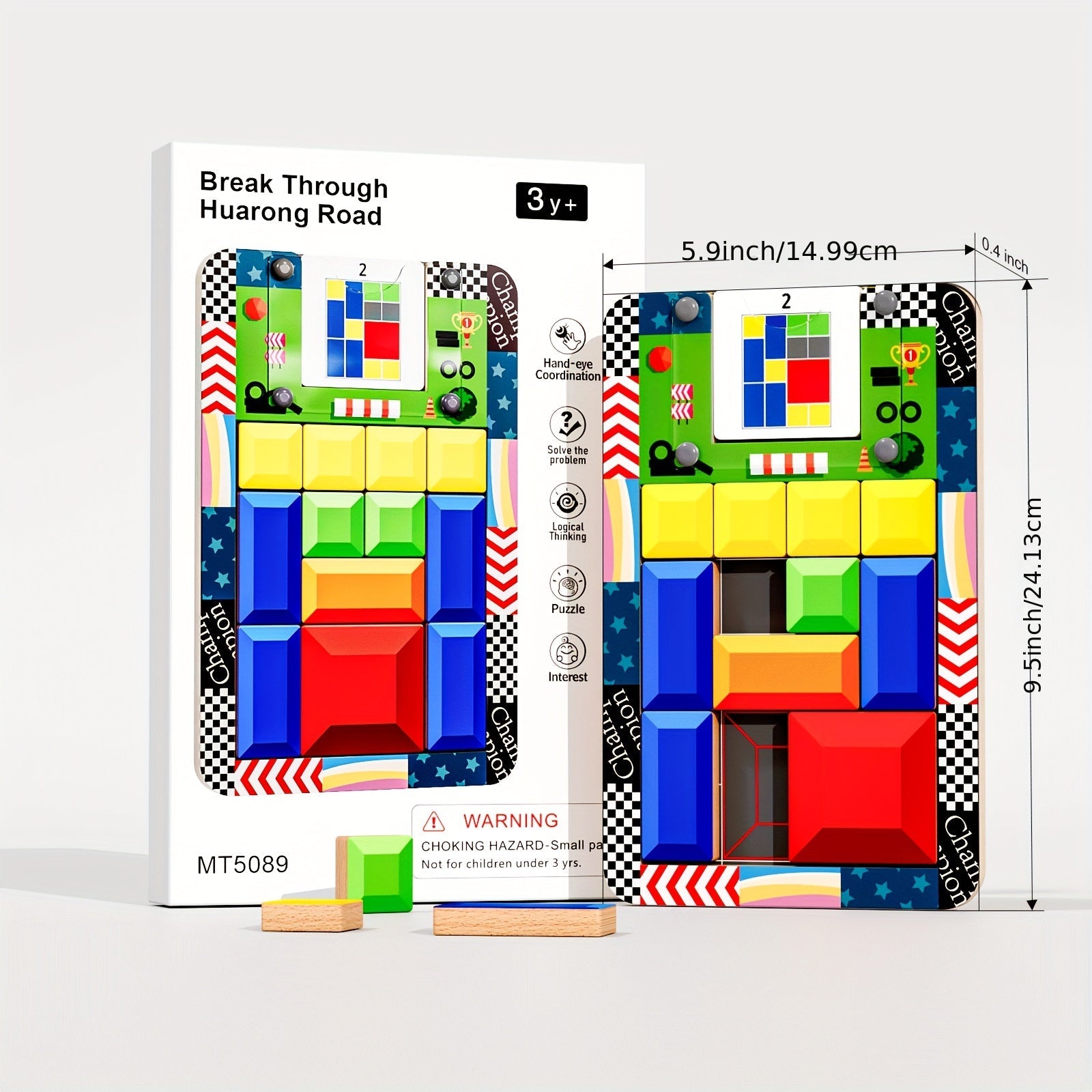 Casse-Tête en Bois Super Slide - Puzzle Éducatif Voyage 6-13 Ans - Motricité Fine King of Toys
