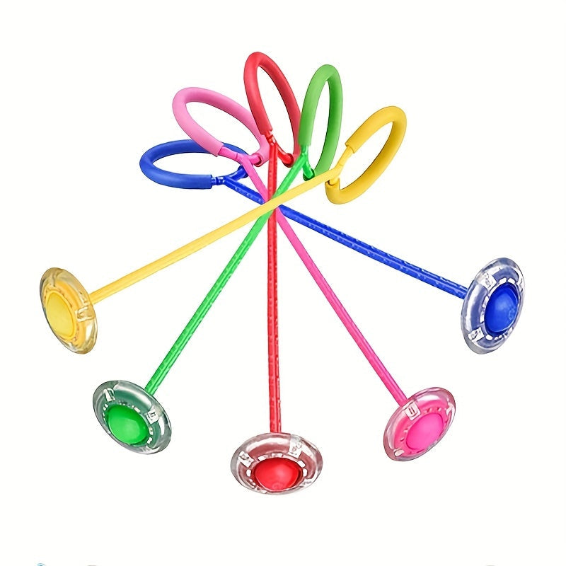 Balle de Corde à Sauter LED - Jouet Sport Extérieur pour Entraînement à la Réaction et à la Vitesse, Plastique Durable en Rose/Rouge/Bleu/Jaune King of Toys